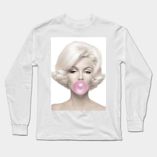 Girl Portrait Long Sleeve T-Shirt